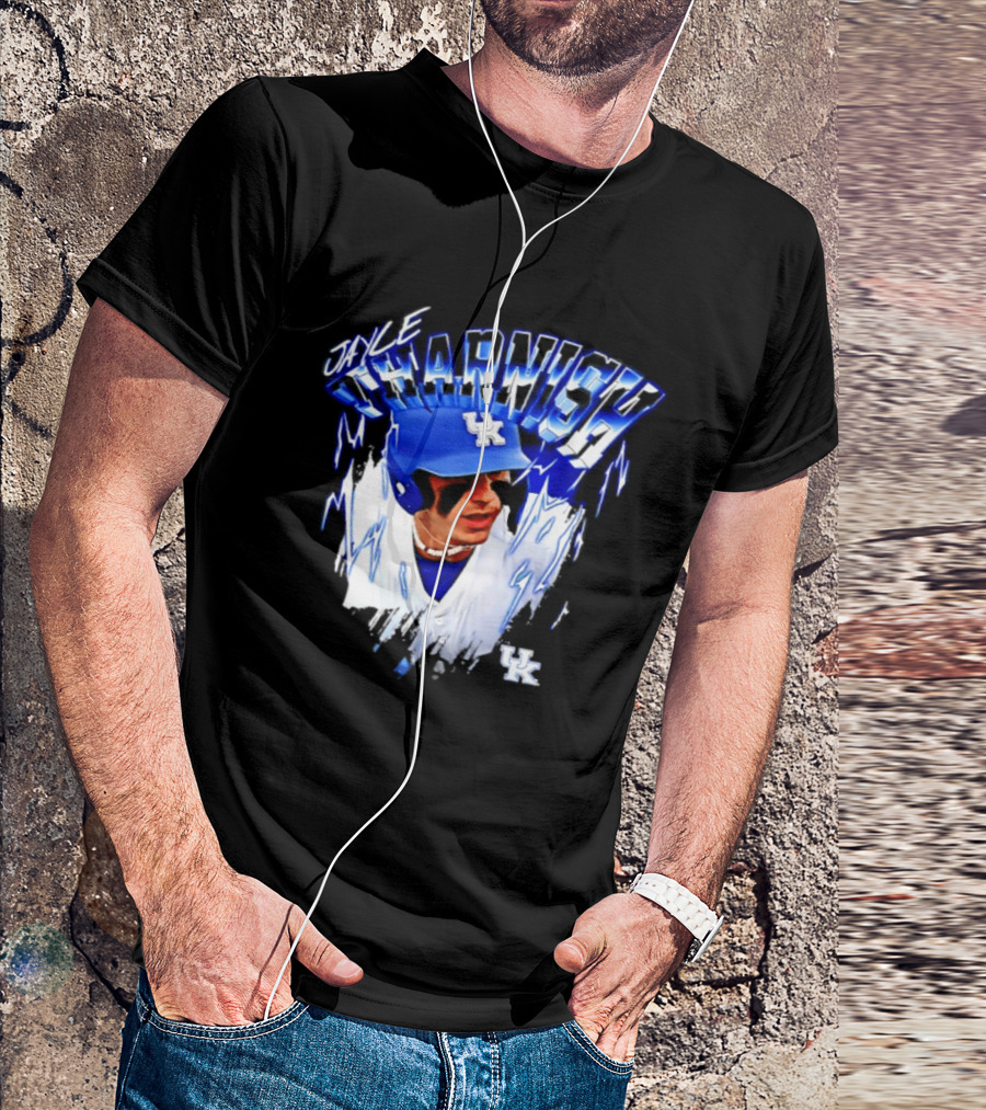 Jayce Tharnish Kentucky Wildcats Baseball UK Helm T-Shirt