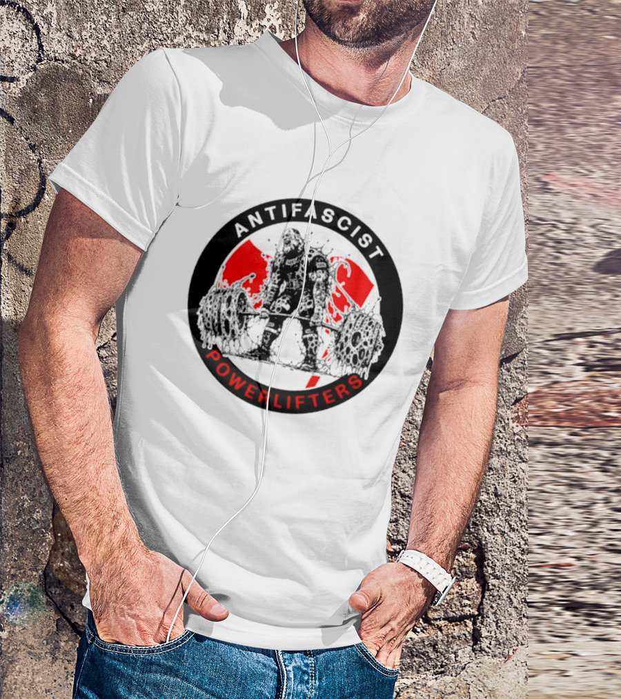 Antifascist Powerlifters Zombie Weightlifting T-Shirt