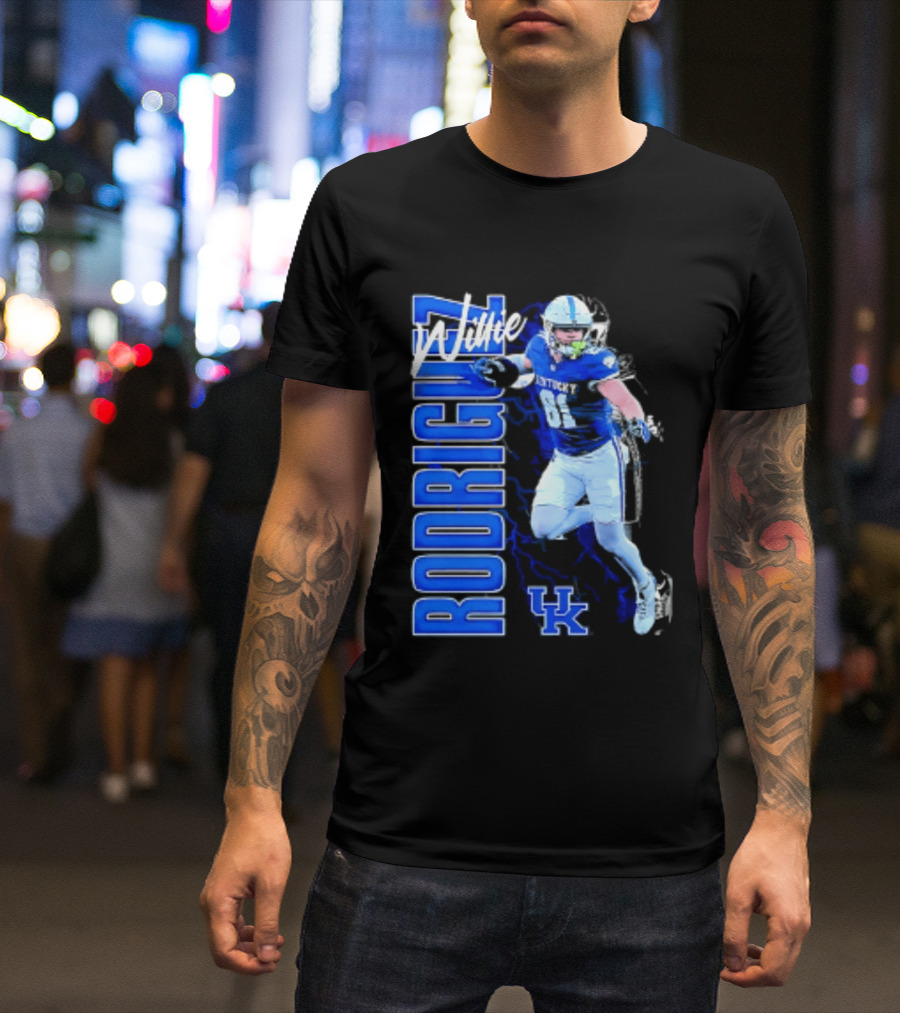 Willie Rodriguez Kentucky Wildcats NCAA Football UK T-Shirt