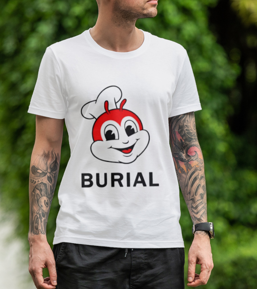Jollibee Burial Fast Food Electronic Music T-Shirt