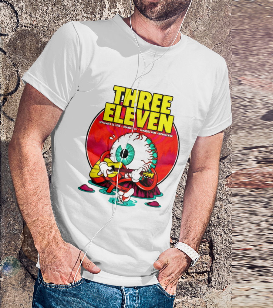 THREE ELEVEN September 25 2026 Roanoke VA Elmwood Park Amphitheater Event T-Shirt