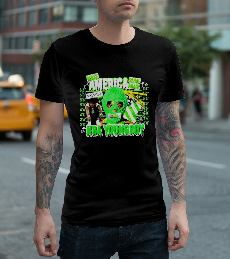 Make America Slime Again NBA Young Boy Tour T-Shirt
