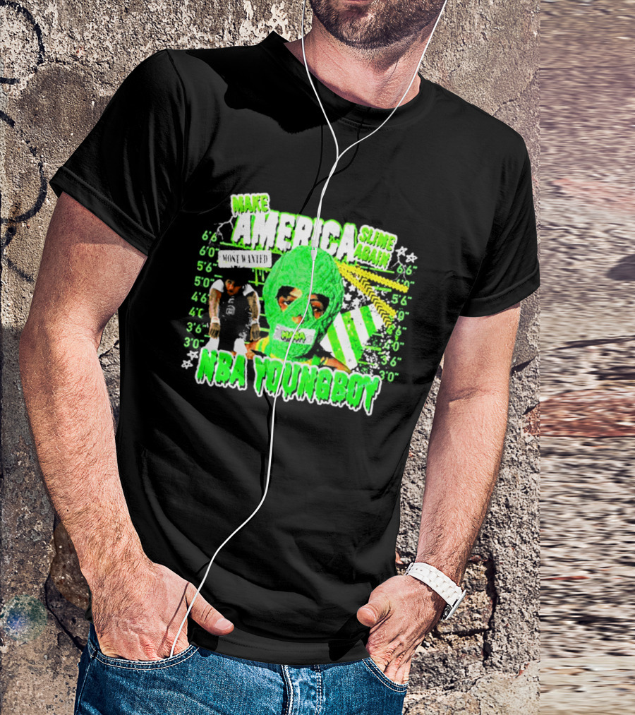 Make America Slime Again NBA Young Boy Tour T-Shirt