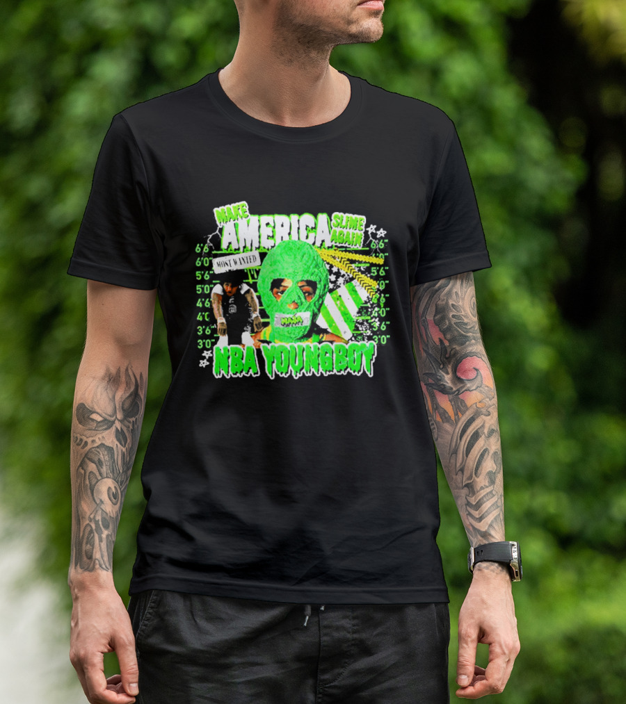 Make America Slime Again NBA Young Boy Tour T-Shirt