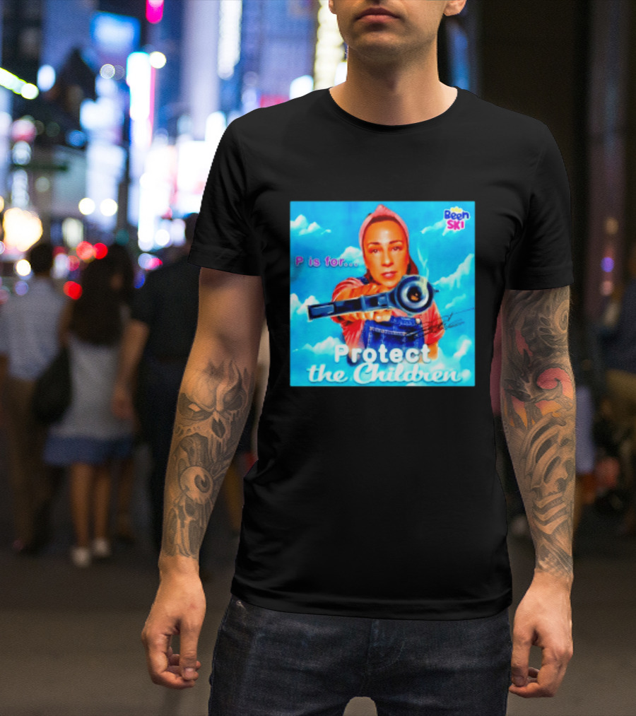 P Is For Protect The Children Been Ski T-Shirt