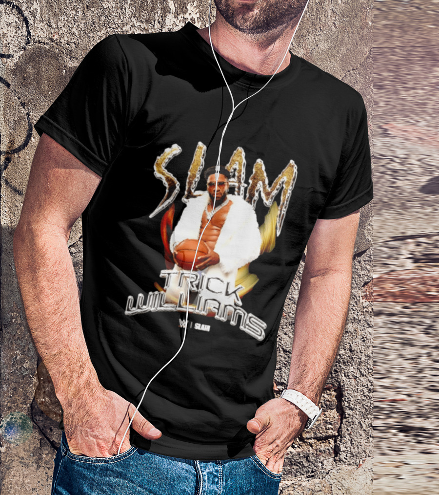 Trick Williams SLAM WWE Basketball Fashion Fusion T-Shirt
