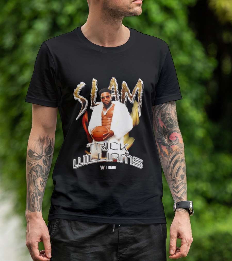 Trick Williams SLAM WWE Basketball Fashion Fusion T-Shirt