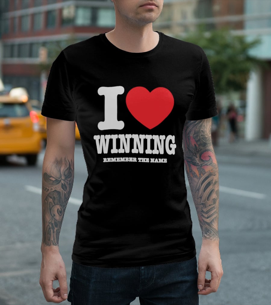 I Love Winning Remember The Name Donovan Ezeiruaku T-Shirt