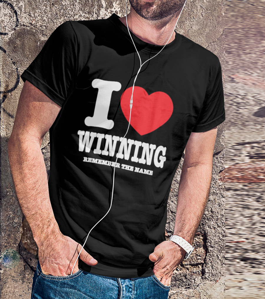 I Love Winning Remember The Name Donovan Ezeiruaku T-Shirt