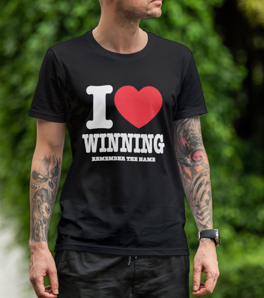 I Love Winning Remember The Name Donovan Ezeiruaku T-Shirt