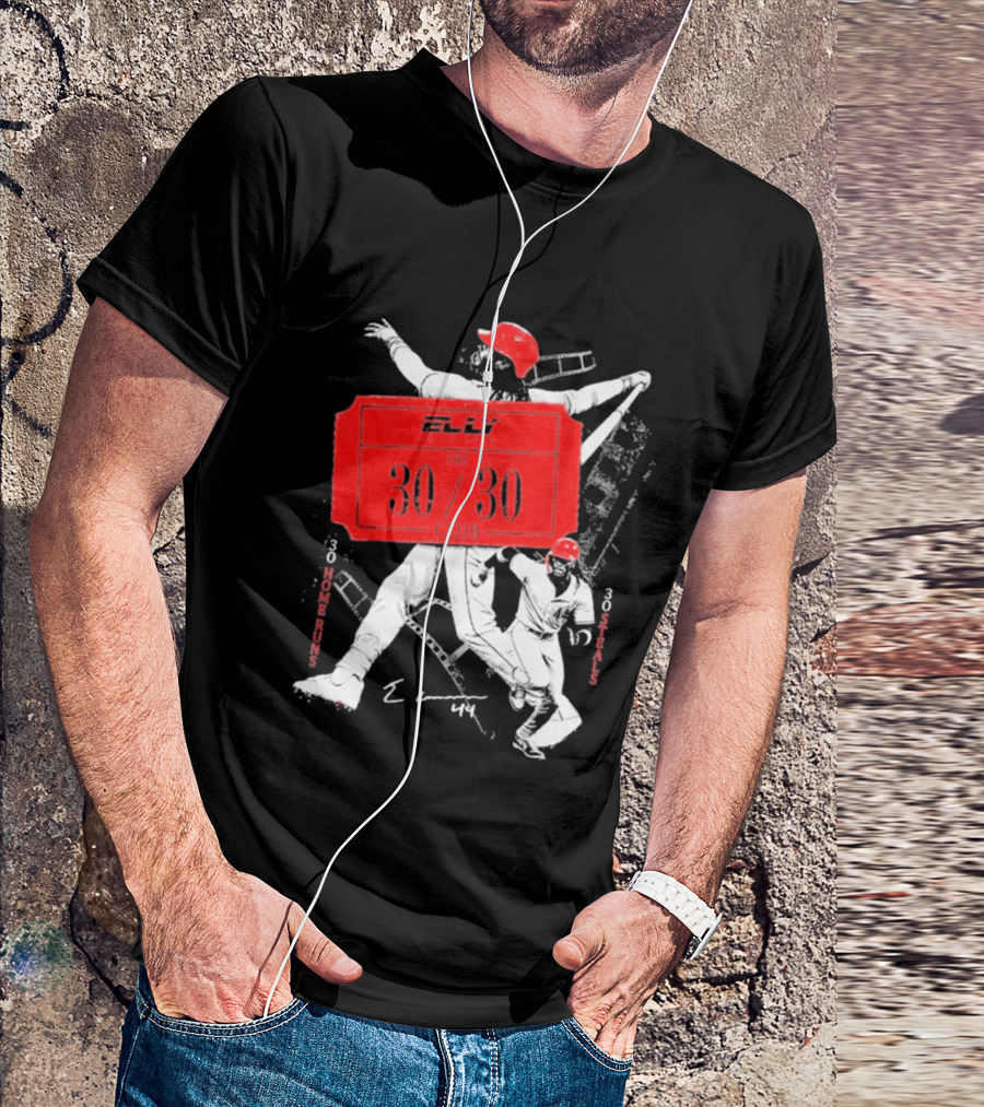 Elly The 30 30 Club 30 Home Runs 30 Steals T-Shirt