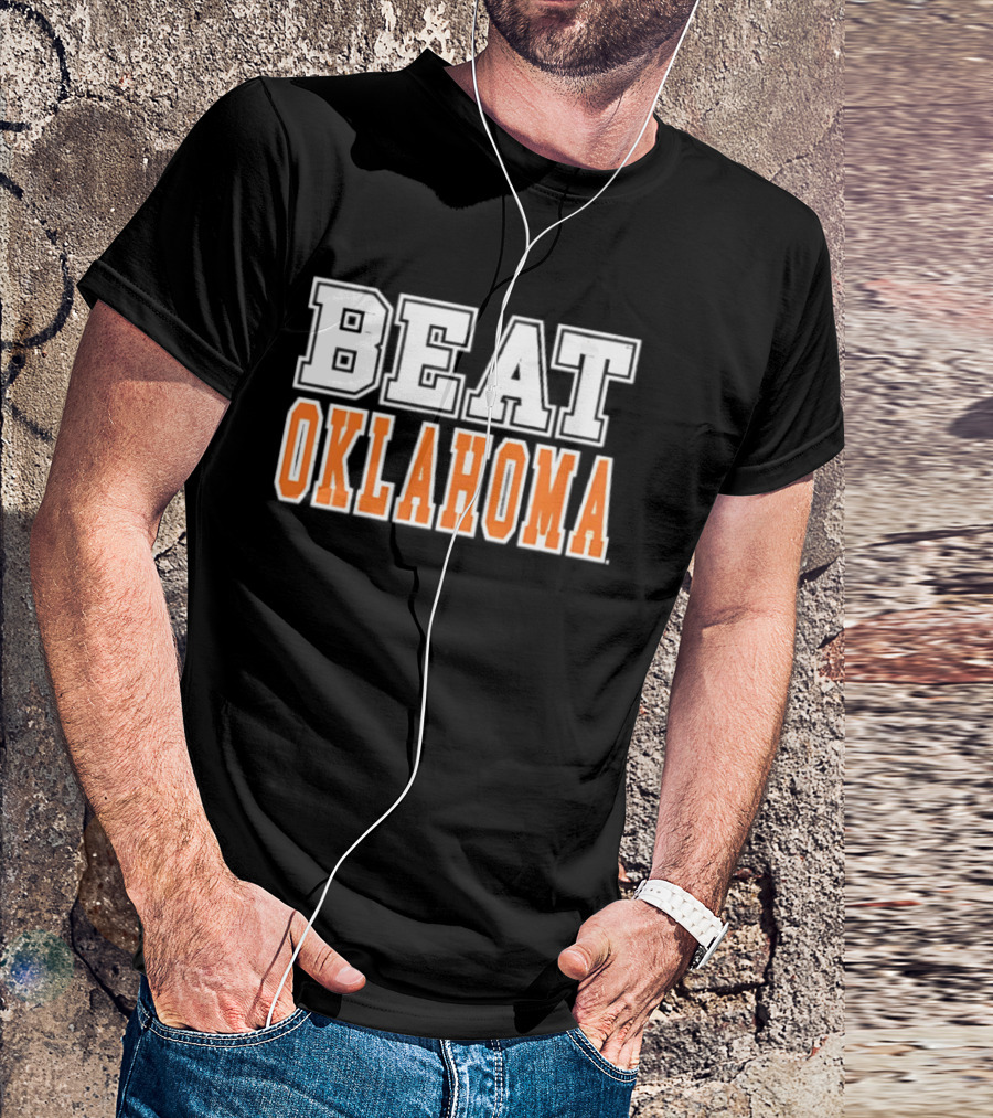 Beat Oklahoma Texas Longhorns NCAA Football Rivalry T-Shirt