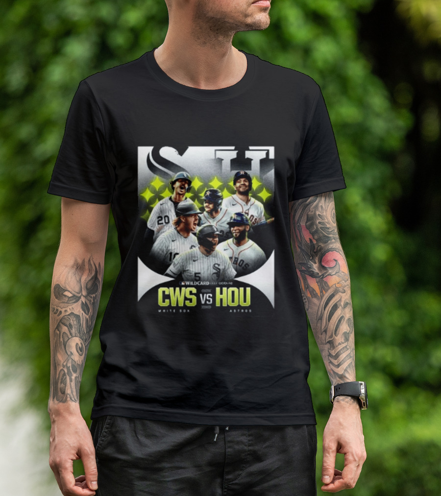 CWS Vs HOU 2026 MLB AL Wild Card White Sox Astros Rivalry T-Shirt