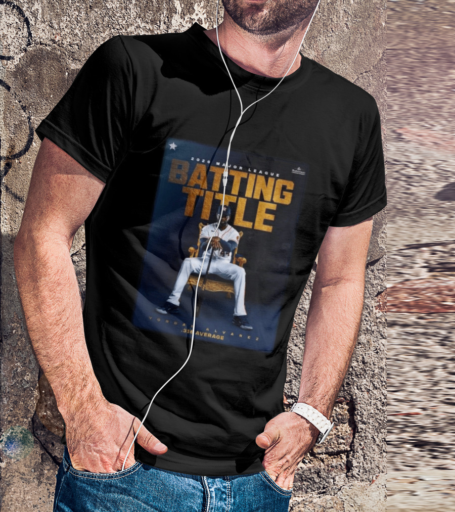 2026 Major League Batting Title Yordan Álvarez Houston Astros 316 Average T-Shirt