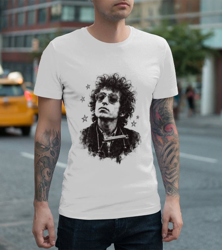 Bob Dylan Cream Disco Ball For Folk Fans Forever Following The Song T-Shirt