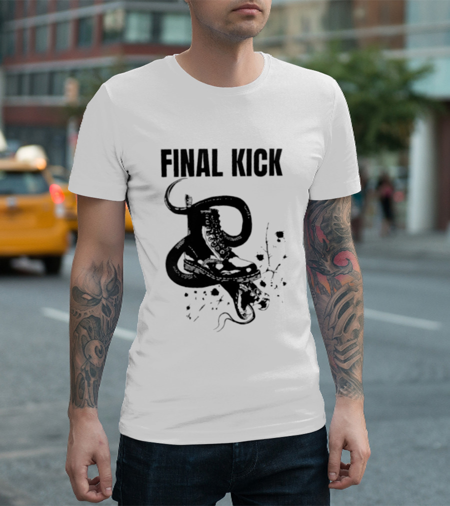 Final Kick Dr Martens Skinhead Punk Snake Boot And Snake T-Shirt