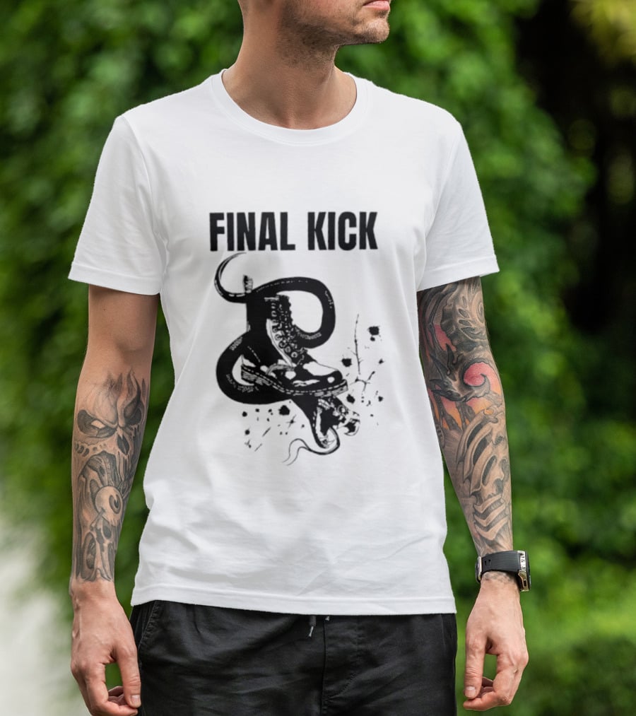 Final Kick Dr Martens Skinhead Punk Snake Boot And Snake T-Shirt