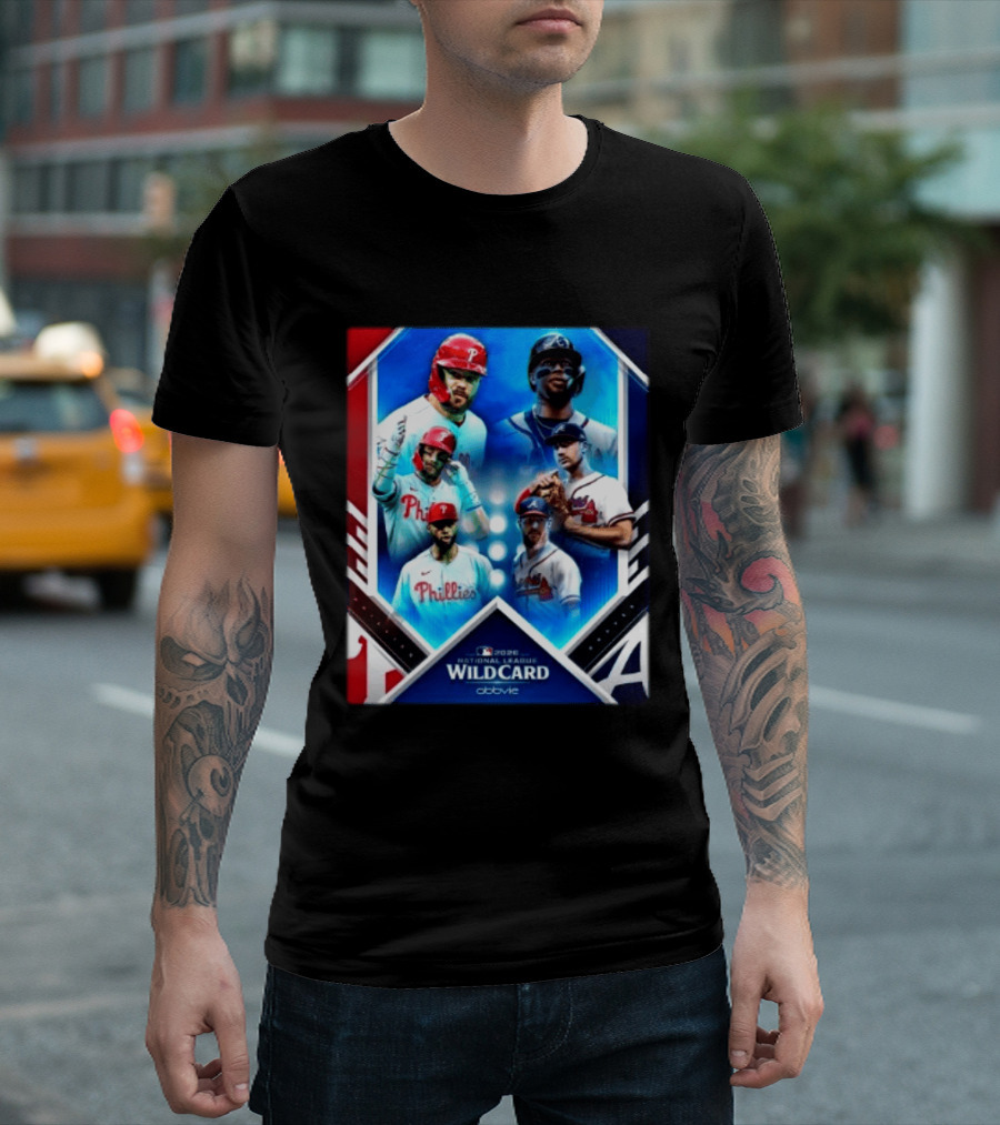 2026 MLB National League Wild Card Philadelphia Phillies Atlanta Braves Matchup T-Shirt