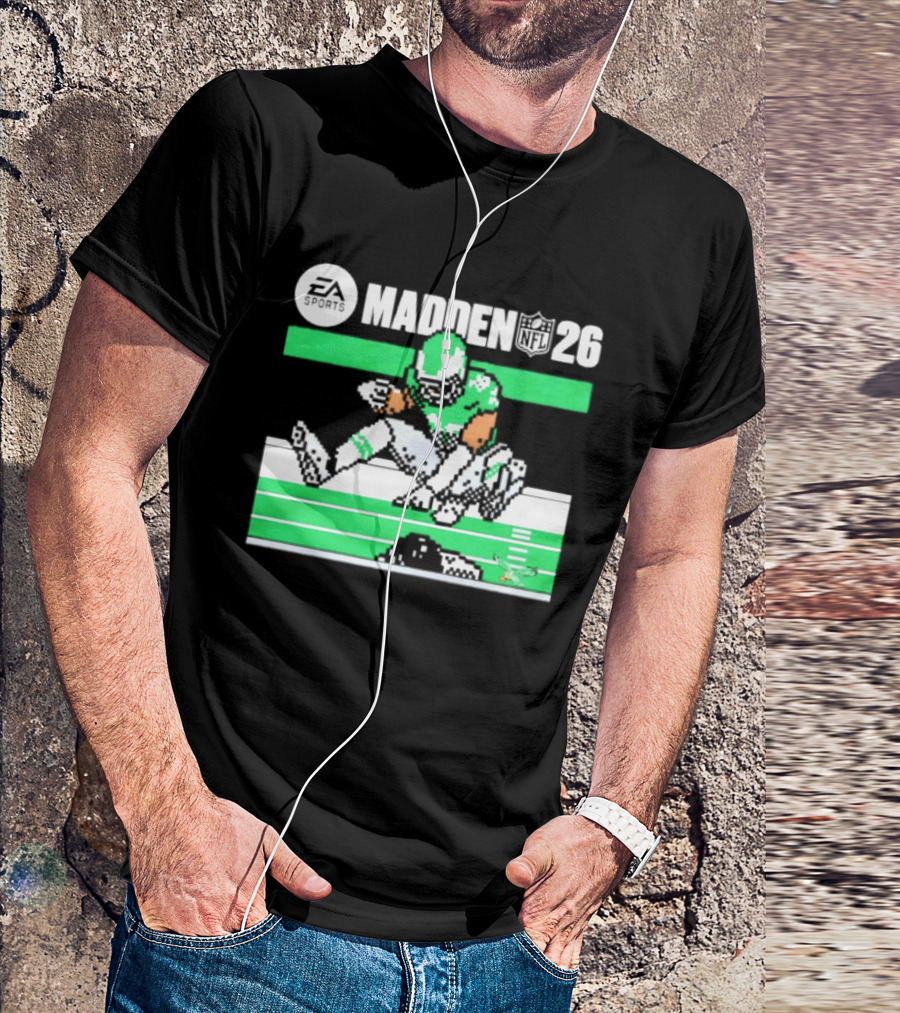 Saquon Barkley Philadelphia Eagles Madden 26 Football Gaming Fan T-Shirt