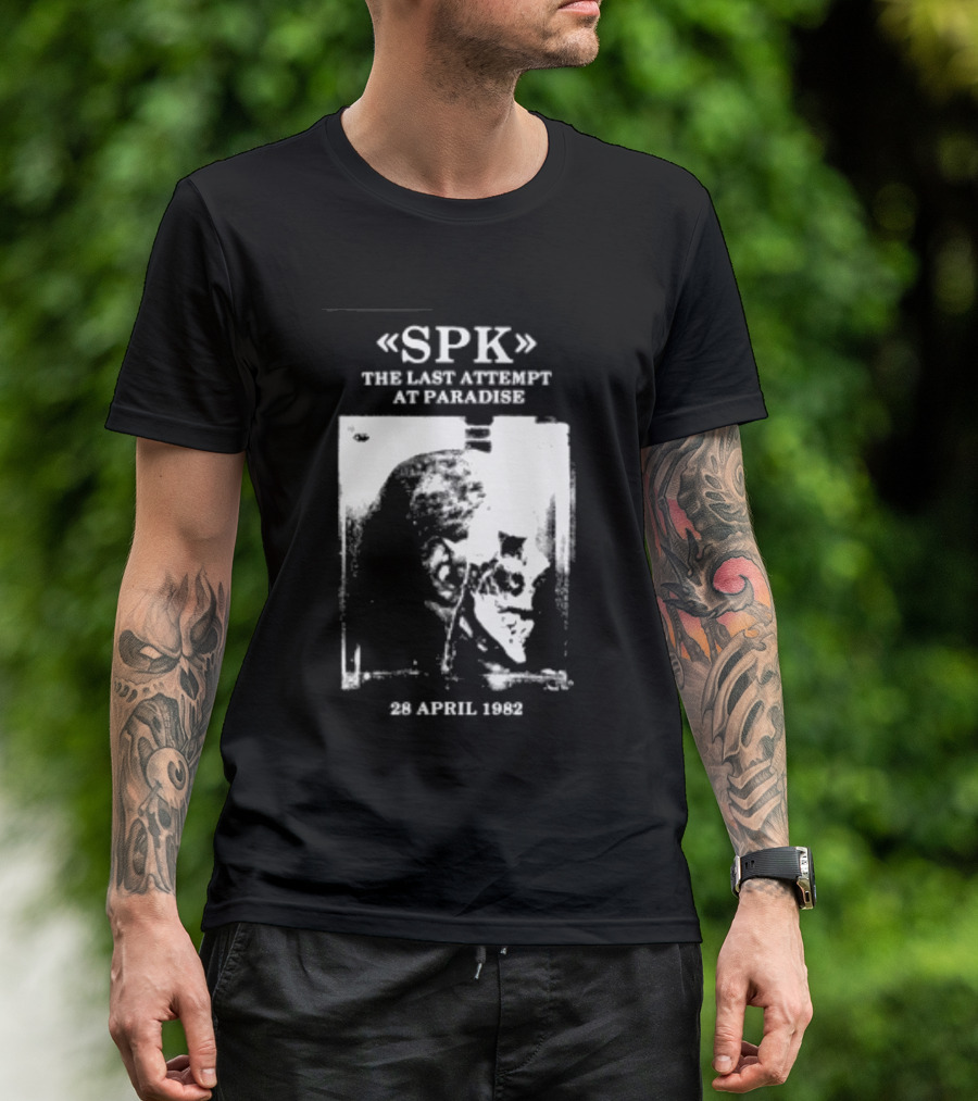 SPK The Last Attempt At Paradise Event 28 April 1982 T-Shirt
