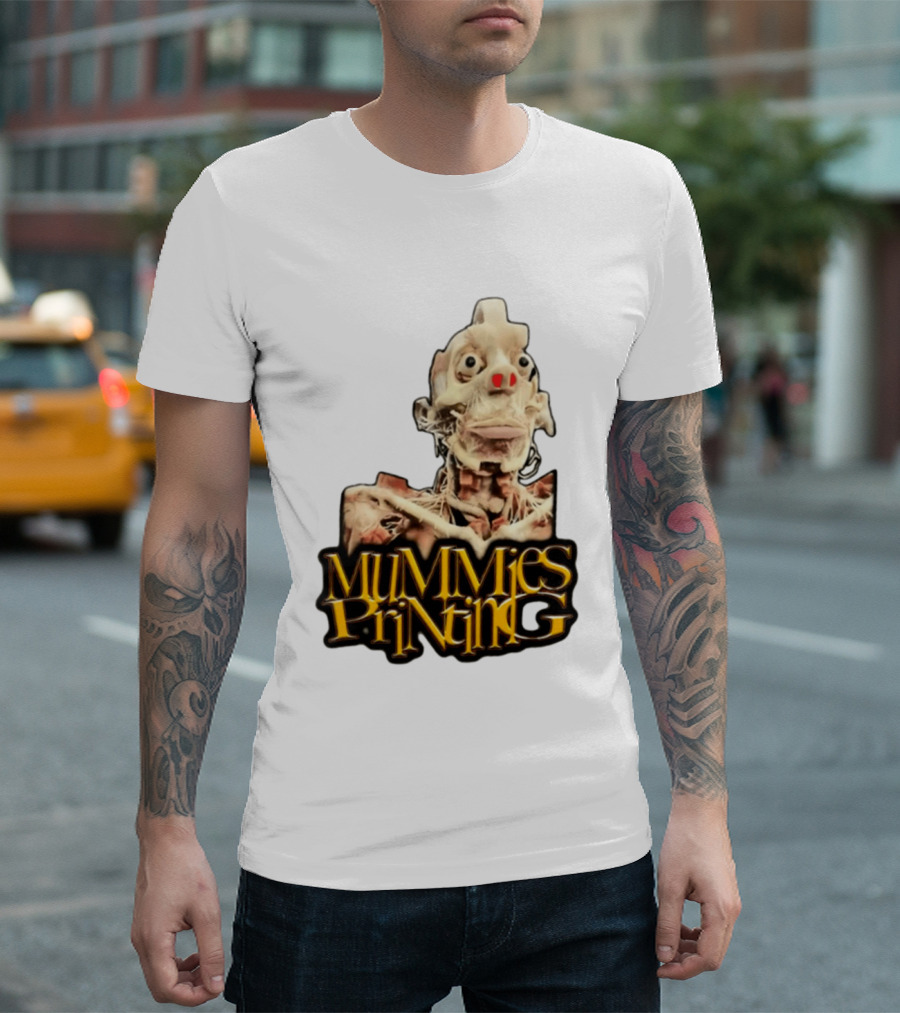 Mummies Printing Mummy Anatomy Skeleton Medical T-Shirt
