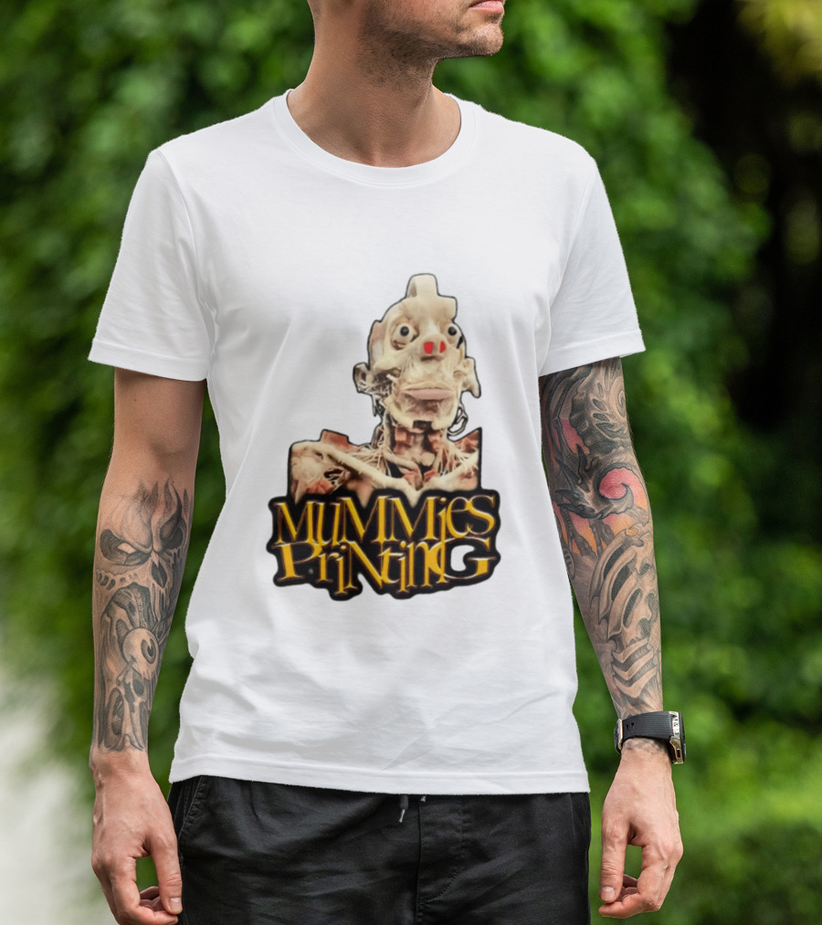 Mummies Printing Mummy Anatomy Skeleton Medical T-Shirt
