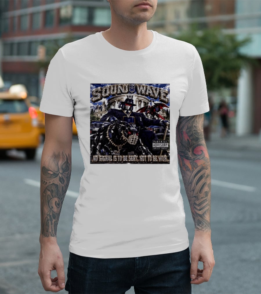 Sound Wave No Signal Is To Be Sent Not To Be Won Transformers T-Shirt