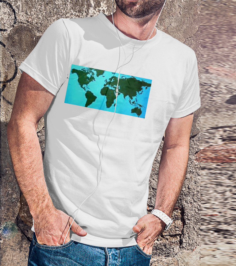 World Map Planet Earth Travel Adventure Journey T-Shirt