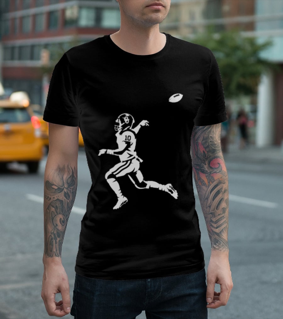 Oklahoma Sooners John Mateer Football Quarterback Crimson Pass T-Shirt
