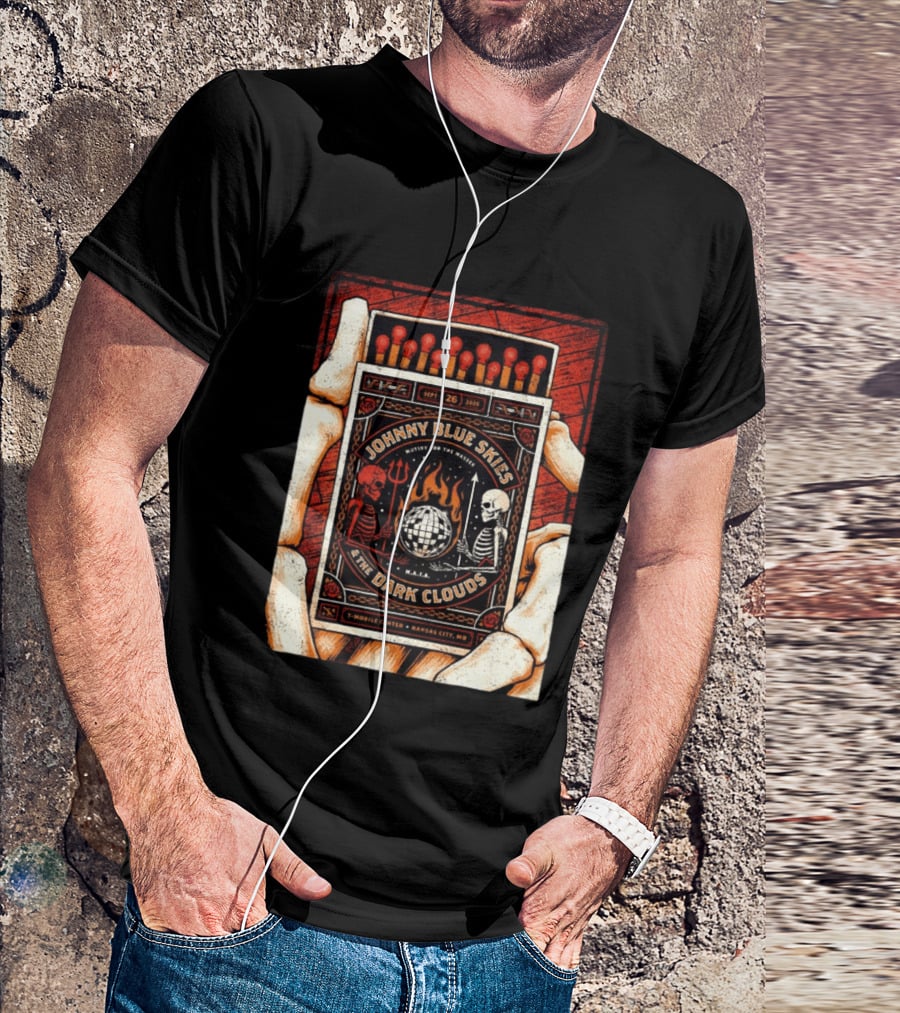 Johnny Blue Skies And The Dark Clouds Matchbox Mobile Center Kansas City MO September 26 2026 T-Shirt