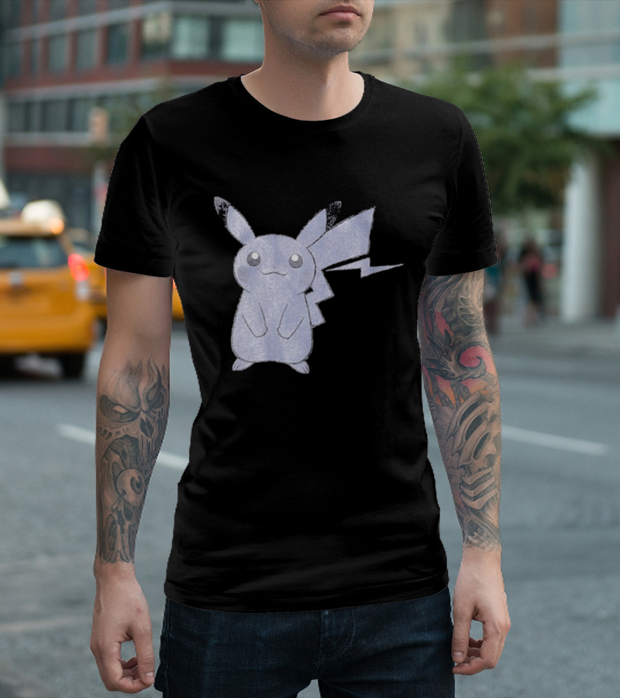 Thunderbolt Project Black Pikachu By Fragment And Pokémon Los Angeles T-Shirt