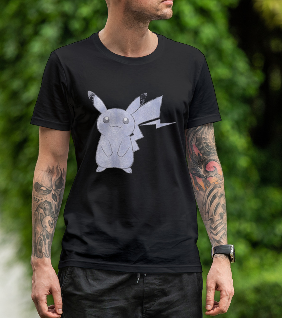Thunderbolt Project Black Pikachu By Fragment And Pokémon Los Angeles T-Shirt