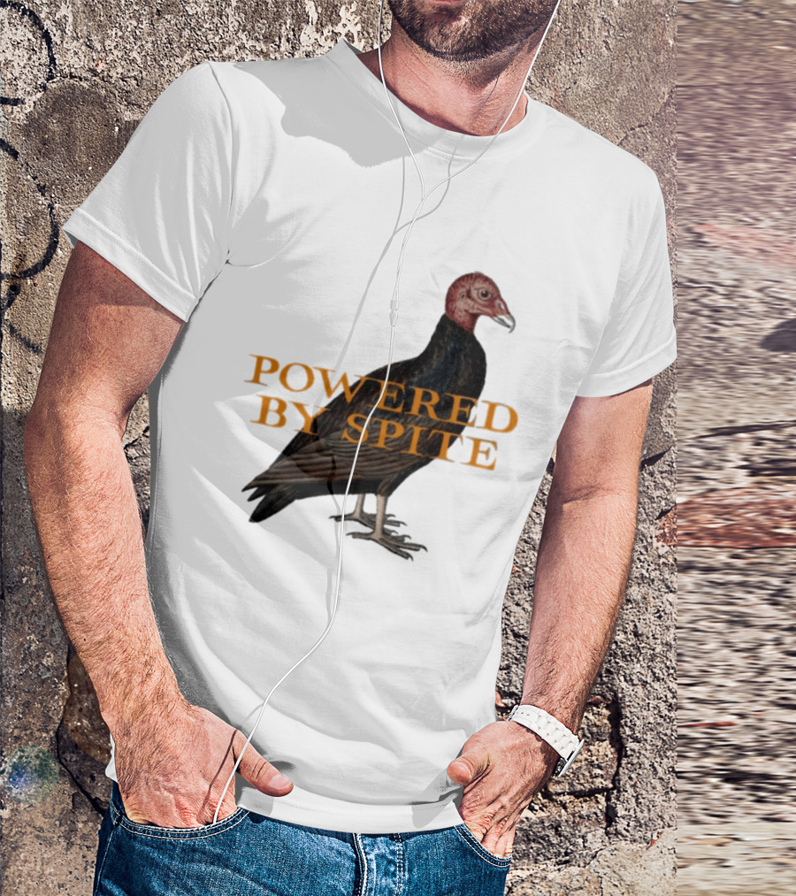 Powered By Spite Turkey Vulture T-Shirt