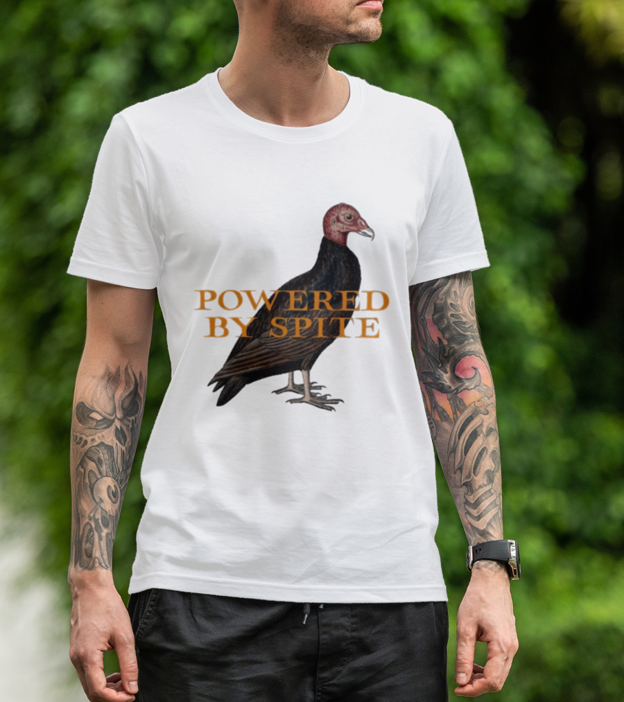 Powered By Spite Turkey Vulture T-Shirt