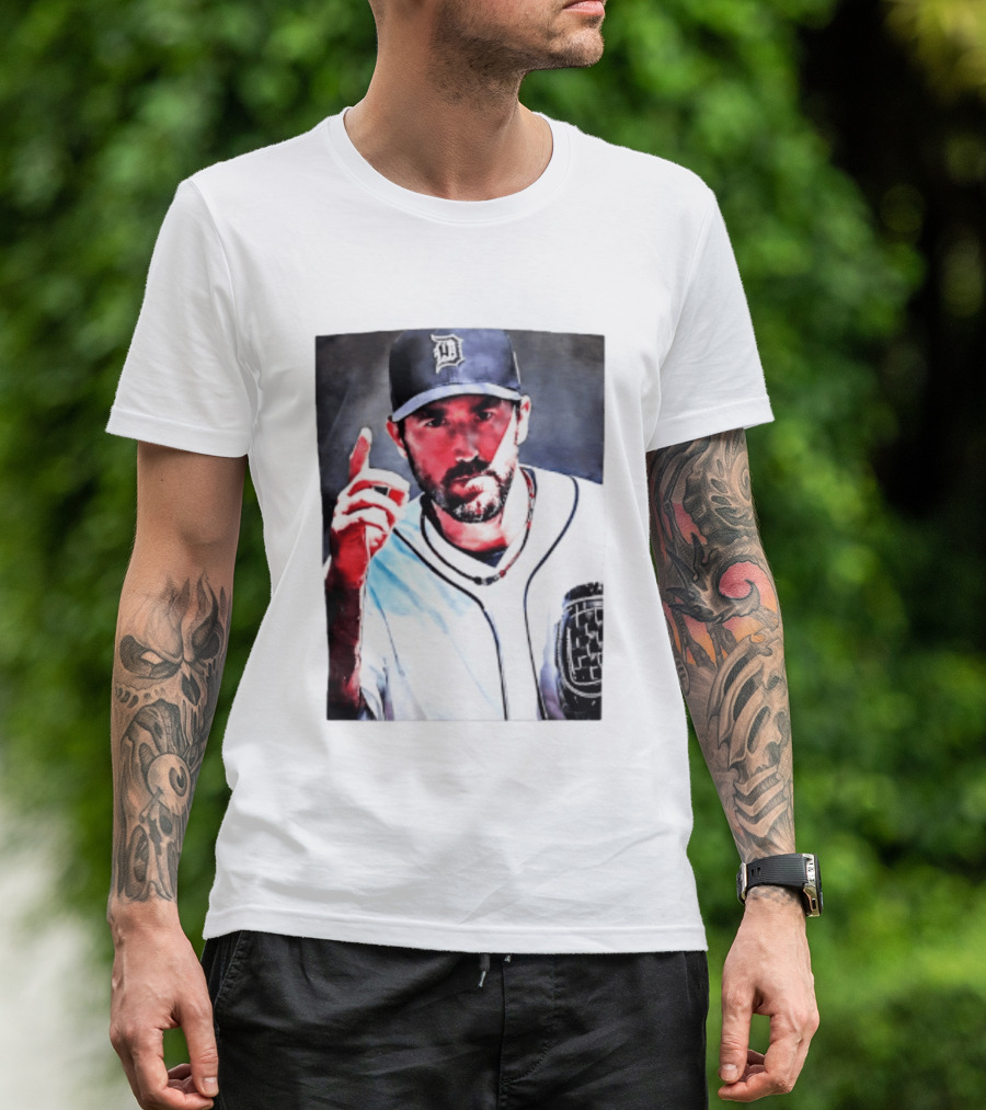 Spencer Torkelson Justin Verlander Detroit Tigers Baseball T-Shirt