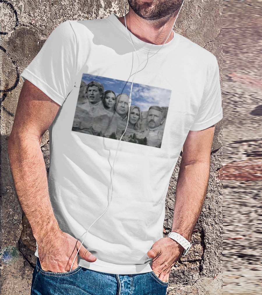 Thomas Massie Candace Owens Alex Jones Marjorie Taylor Greene Mount Rushmore MAGA Squad T-Shirt