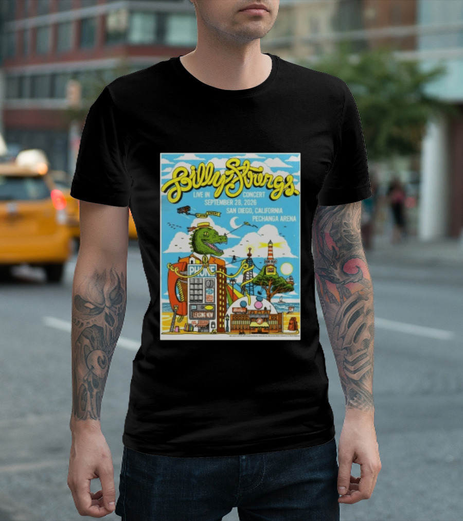 Billy Strings Live In Concert September 28 2026 San Diego Pechanga Arena T-Shirt