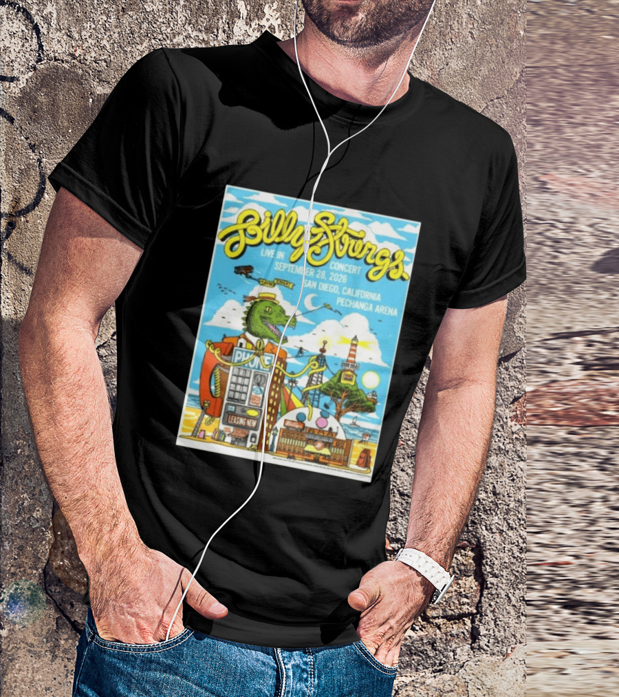 Billy Strings Live In Concert September 28 2026 San Diego Pechanga Arena T-Shirt