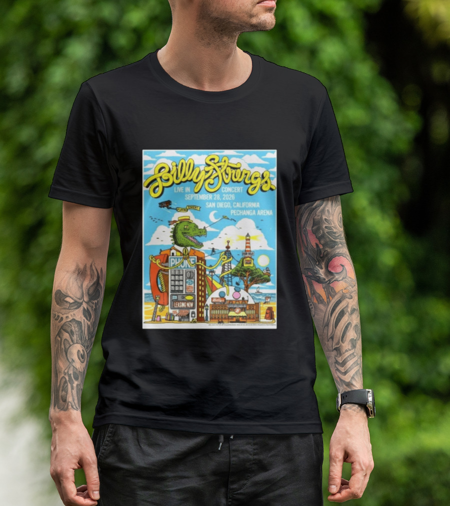 Billy Strings Live In Concert September 28 2026 San Diego Pechanga Arena T-Shirt