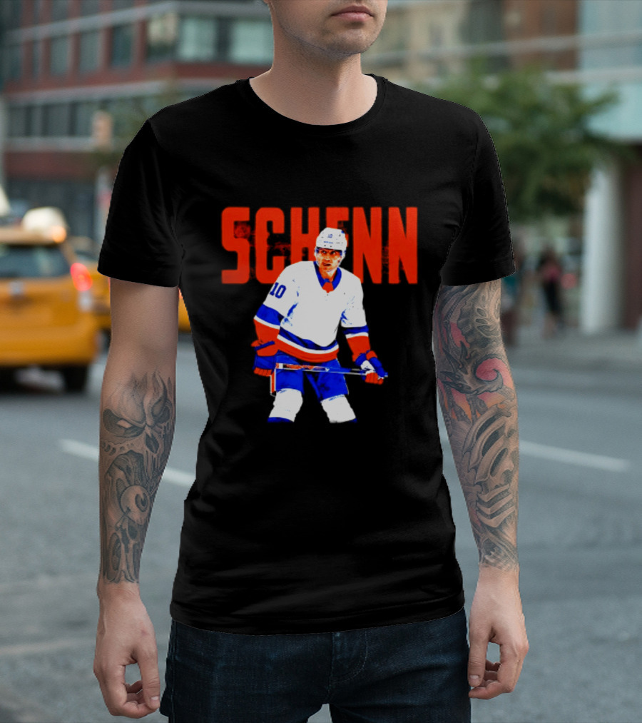 New York Islanders Brayden Schenn Grunge T-Shirt
