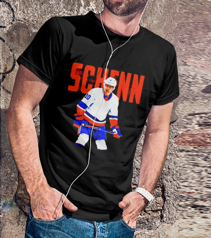 New York Islanders Brayden Schenn Grunge T-Shirt