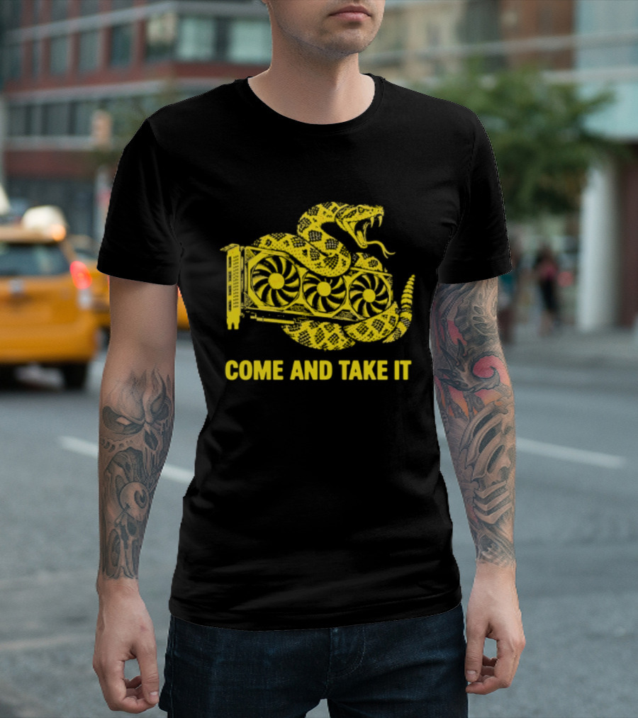 Come And Take It Snake GPU Graphic Card T-Shirt