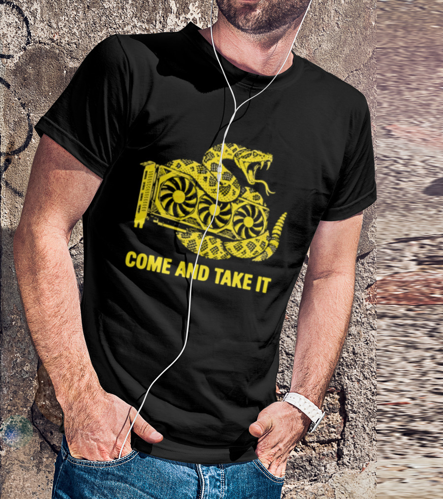 Come And Take It Snake GPU Graphic Card T-Shirt