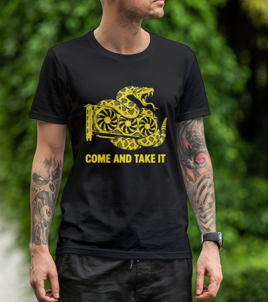 Come And Take It Snake GPU Graphic Card T-Shirt
