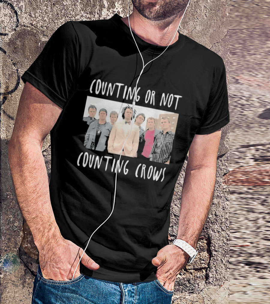 Counting Or Not Counting Crows Band Visual T-Shirt