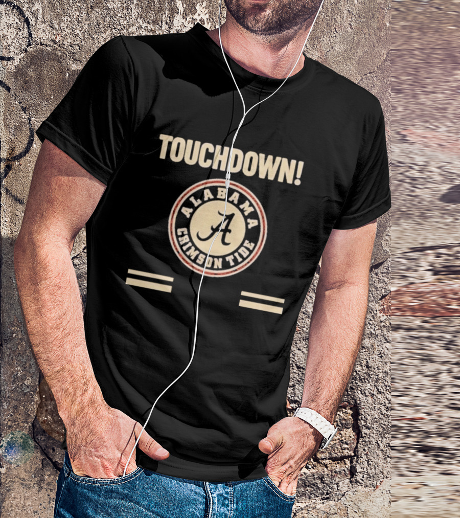 Alabama Crimson Tide Touchdown NCAA 2026 College Football T-Shirt