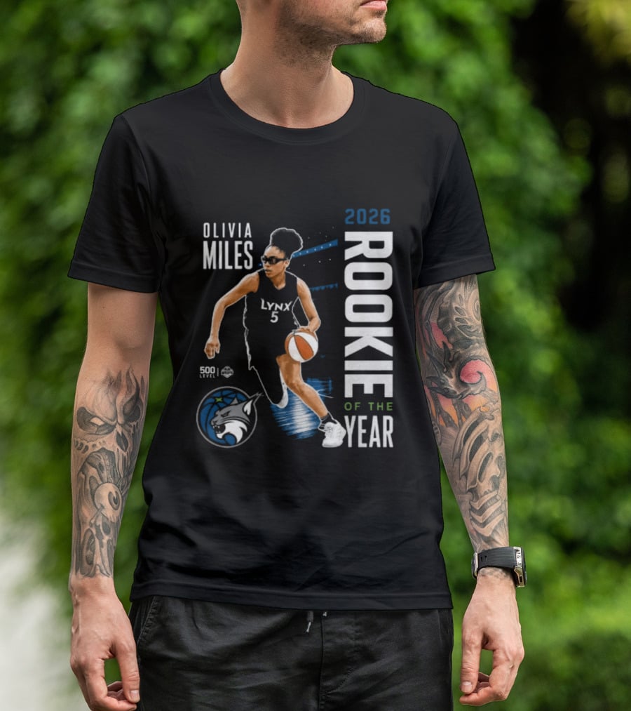 Olivia Miles Lynx 2026 Rookie Of The Year Basketball Legend T-Shirt