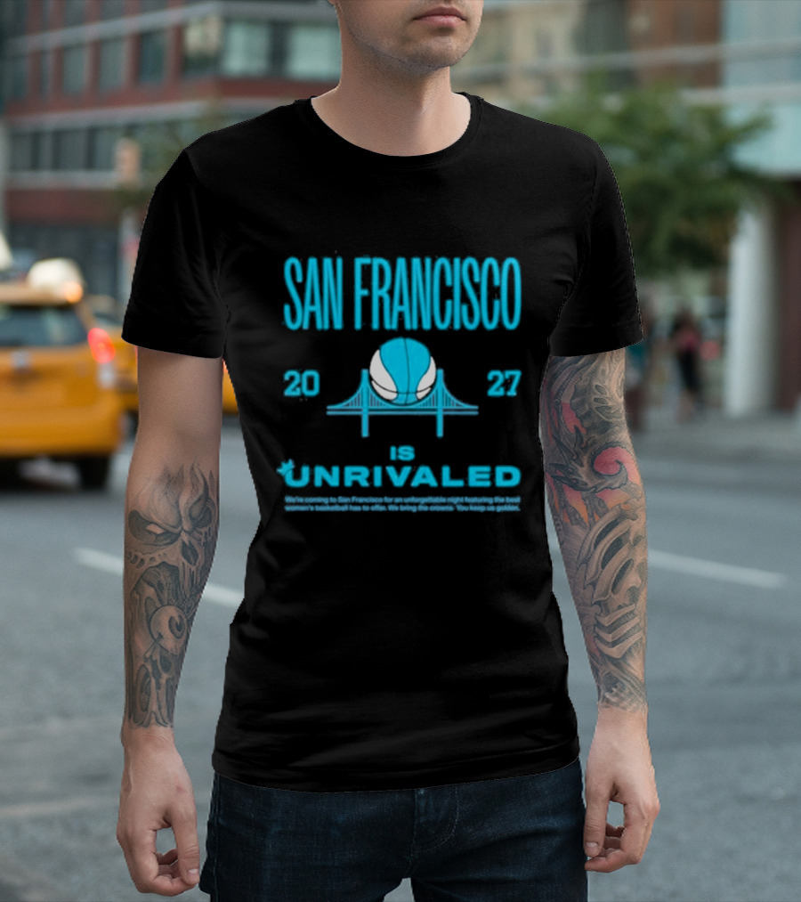 San Francisco 2023 Unrivaled Season 3 Bus Tour T-Shirt