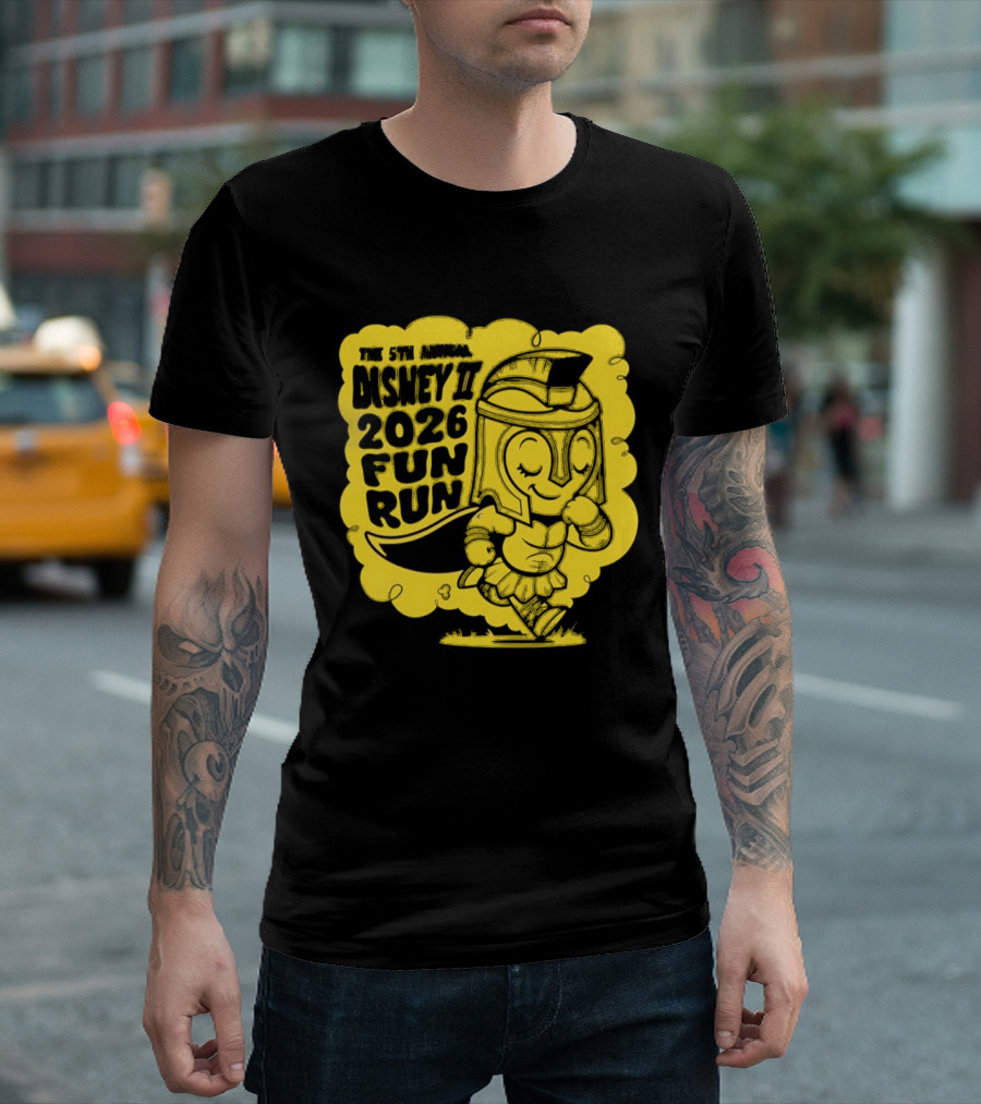 The 5th Annual Disney II 2026 Fun Run Harebrained Character Celebration T-Shirt