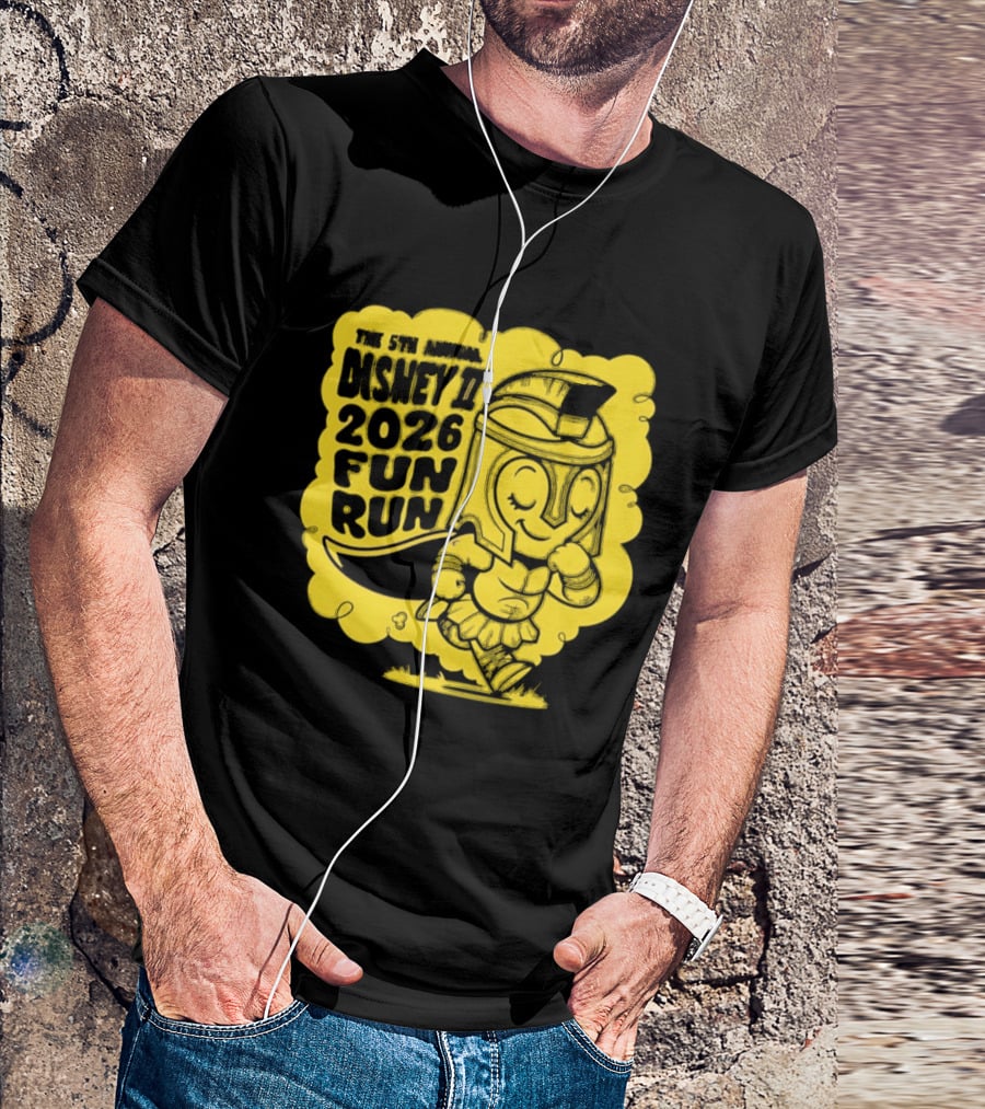 The 5th Annual Disney II 2026 Fun Run Harebrained Character Celebration T-Shirt